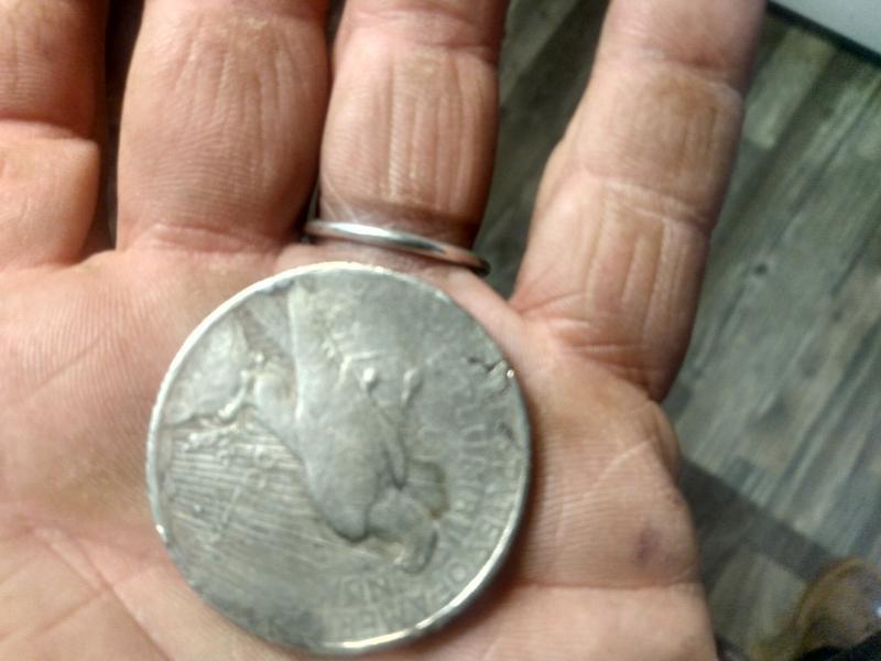 1922liberty dollar with mint error