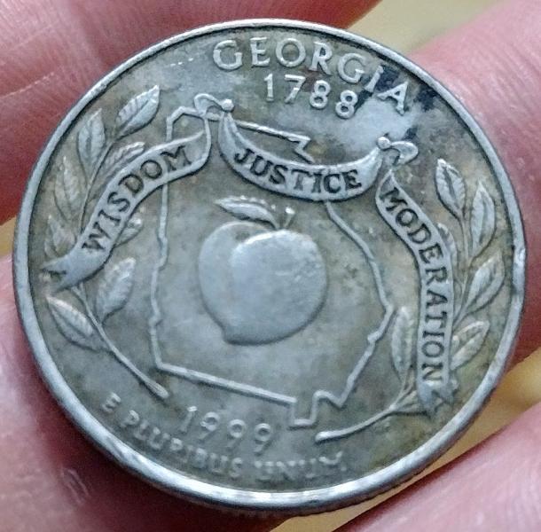 1999p (Georgia state 1788) In the front, the…