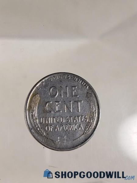 No Mint -1943 -Steel Penny Year: 1943 Uncirculated…