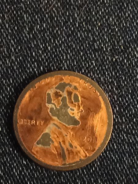 2011 D penny.