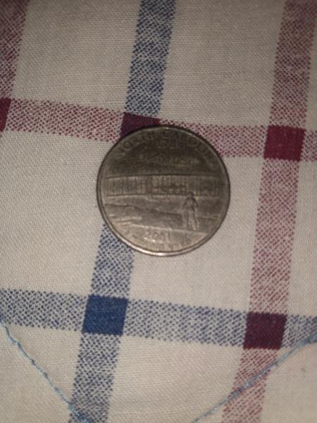 2001 North Carolina quarter and it looks to&hellip;