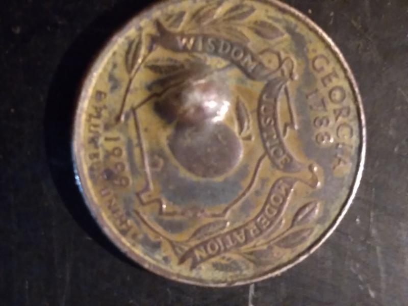 1999 georgia quater with a lump in it&hellip;