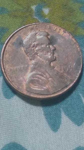 1996 no mint mark Lincoln penny missing in&hellip;