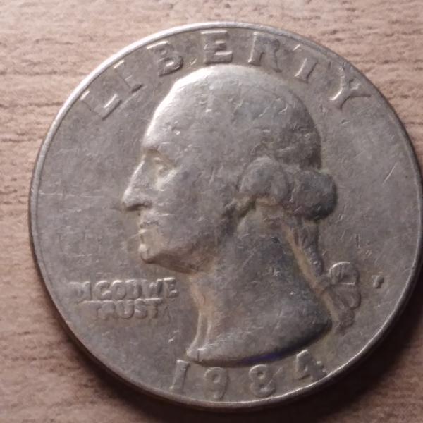 I have a 1984 Washington quarter with ODD…
