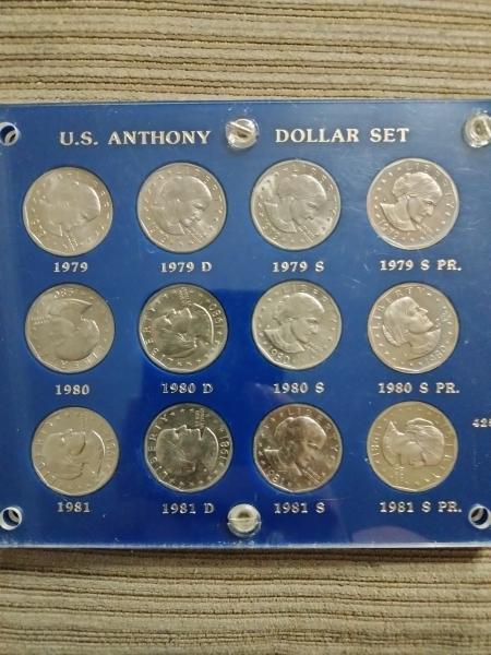U.S. Anthony dollar set- 1979 to 1981 includes&hellip;