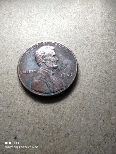 1985 D Penny. Looks like a spear above&hellip;