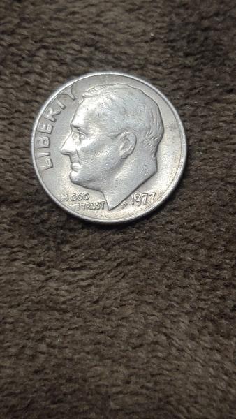 1977 no mint error in God we trust.