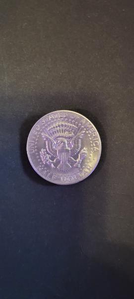 50 cent piece Kennedy. 1972 no mint mark…