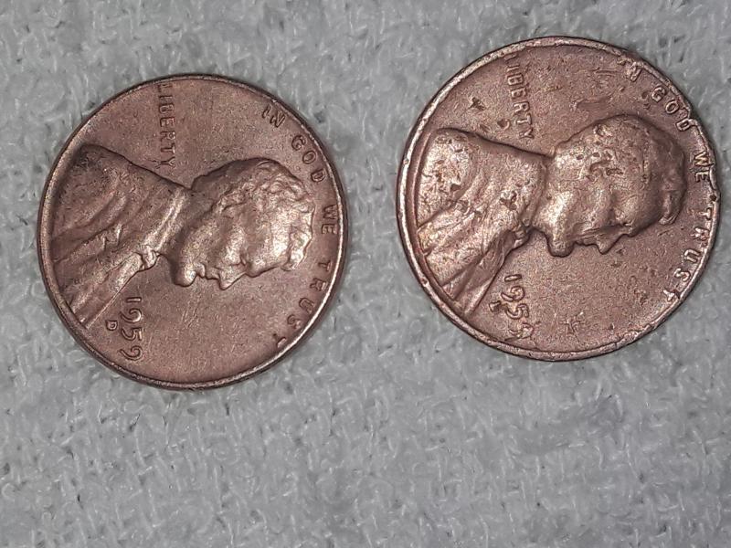 1959 mint D Lincoln head penny