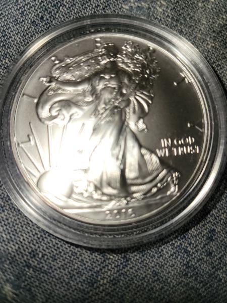 2016 w burnished silver eagle. Never out of cover, I&hellip;
