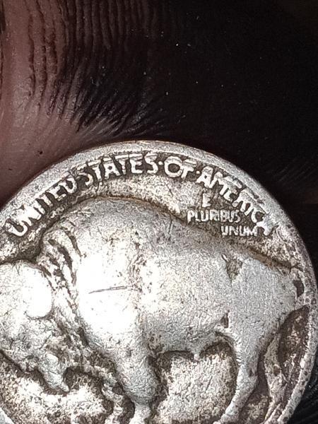 Buffalo Nickel that has an error on back, the die&hellip;