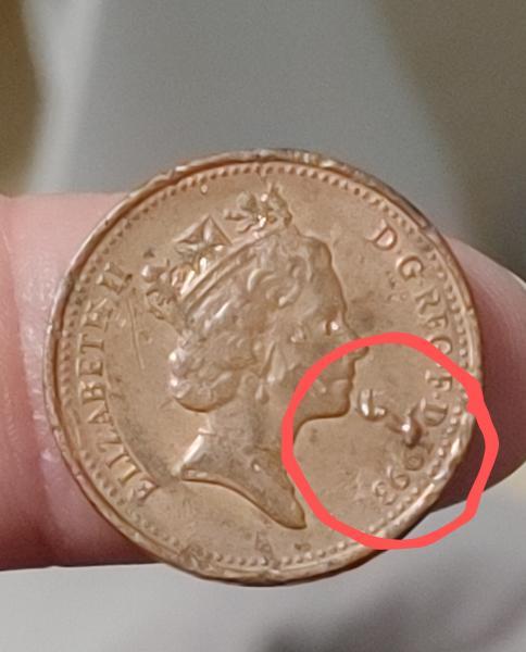 1993 British penny