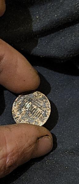May just be a scraped up penny. Lol.…