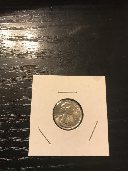 1982 or 1987 silver clad penny, double struck&hellip;