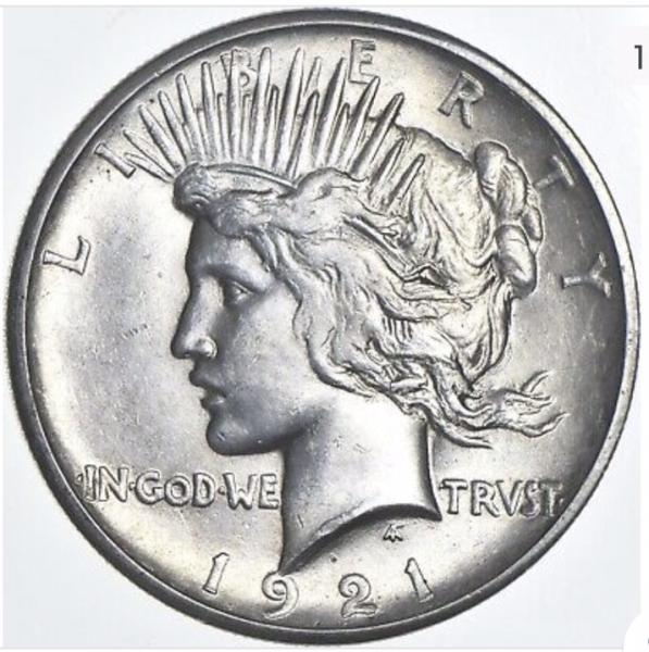 1921 Peace Dollar