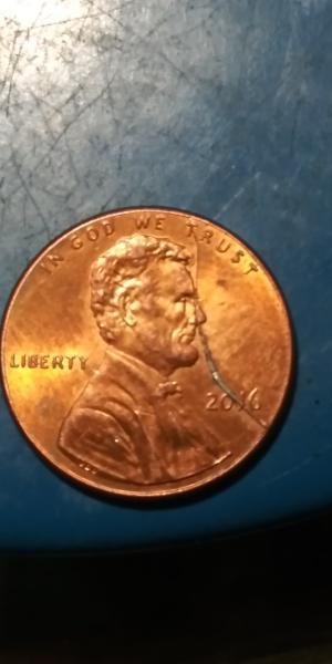 2016 Lincoln penny