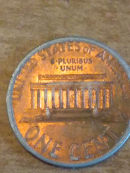 1996 D Lincoln Penny with errors