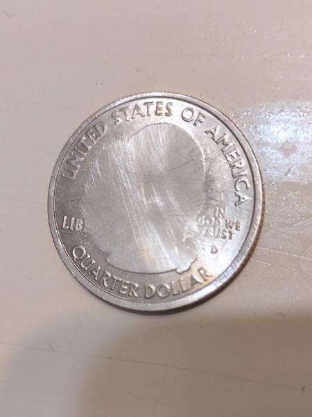Quarter has errors on both side not sure…