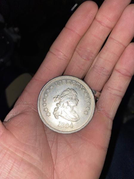 an 1804 liberty coin weights 26.9 G