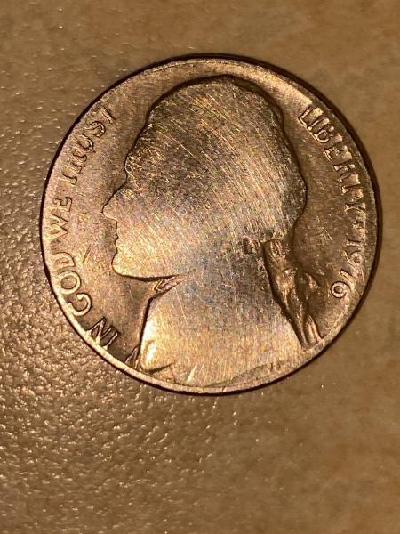 1976 Jefferson nickel