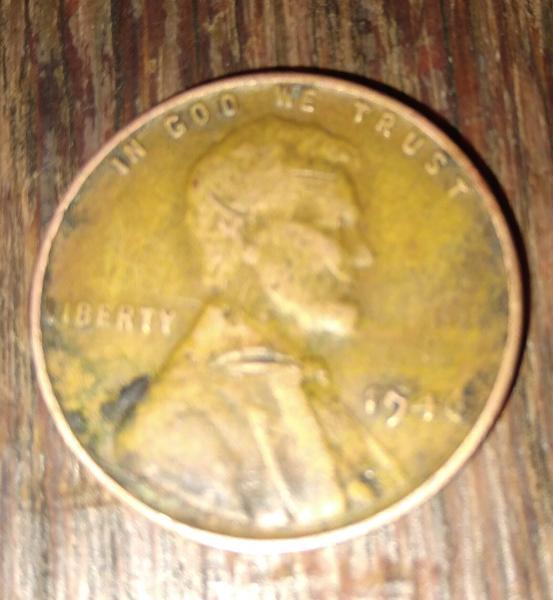 Copper lincoln wheat penny