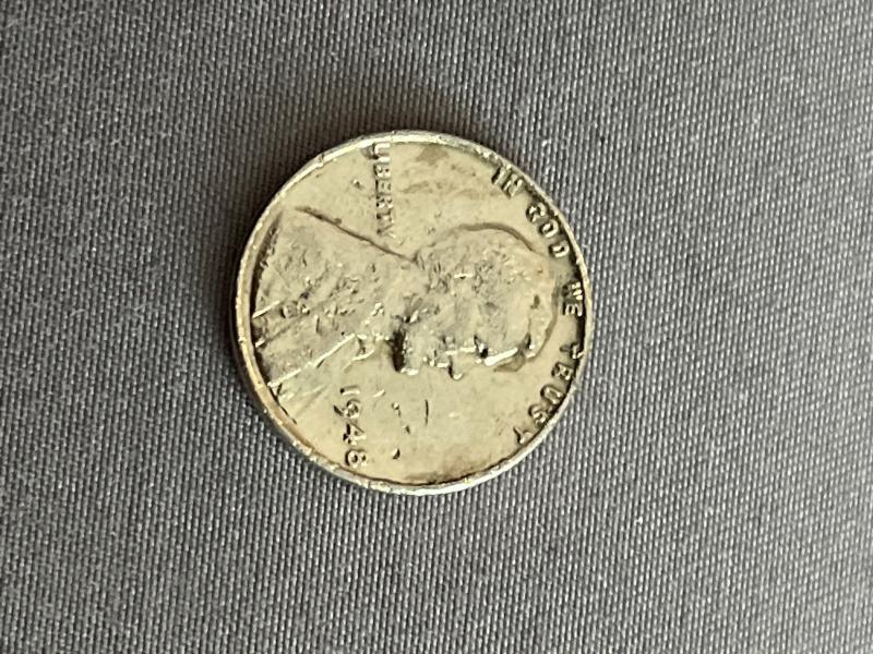 1948 wheat penny that is a silver color but with&hellip;