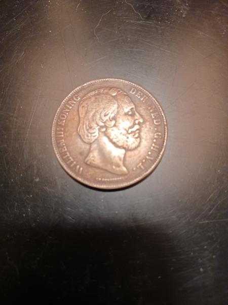 1863 2.5 G Willem III Koning