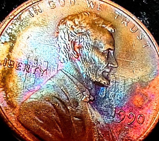 It's a 1990 cent with the mortal showing on the&hellip;