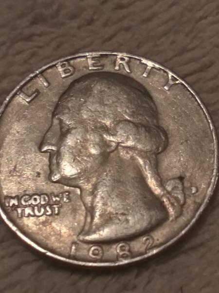 1982 D In God We Trust error the…