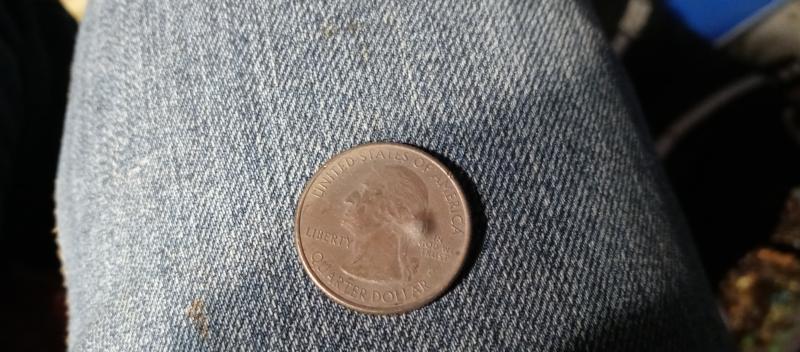 2020 Kansas quarter with a nipple on one…