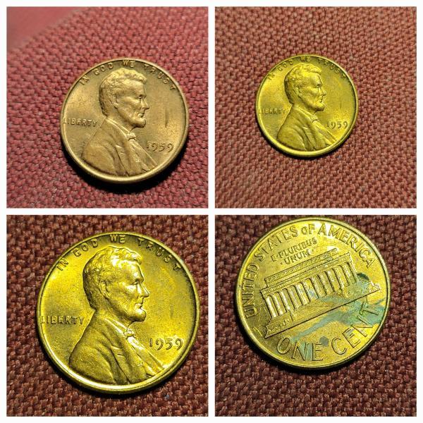 1959 penny found in coin roll. Appears to&hellip;
