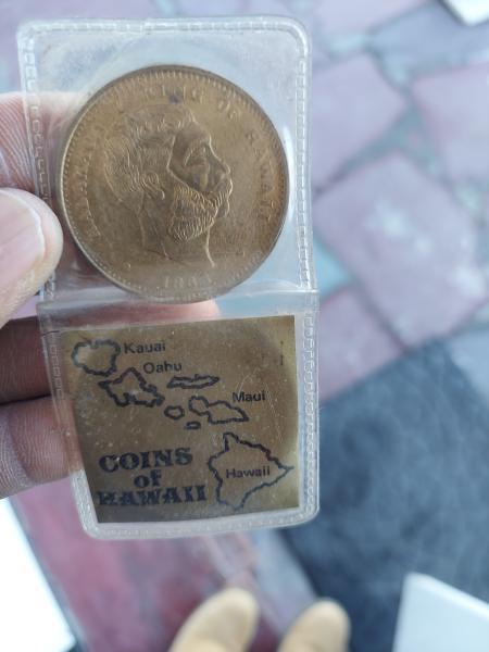 1883 coin of Hawaii