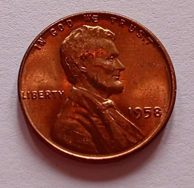 1958 penny