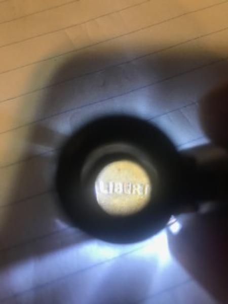 1981 no mint penny with error in very…