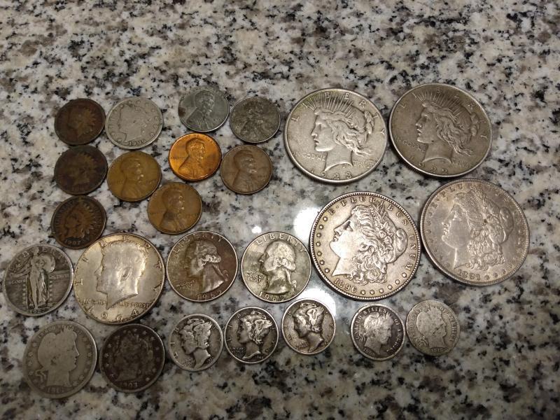 Please evaluate these various coins for potential value.…