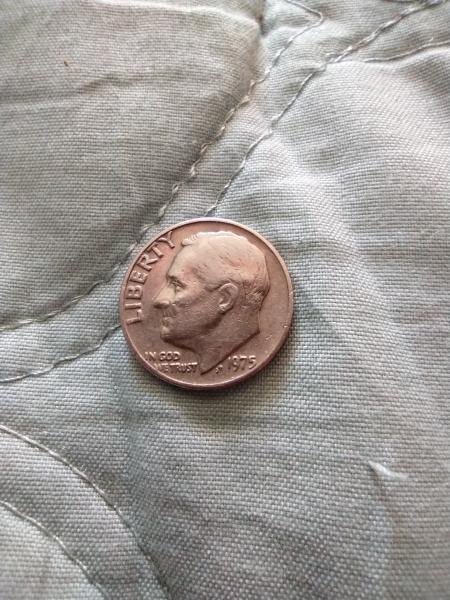 1975 US Dime with no mint mark