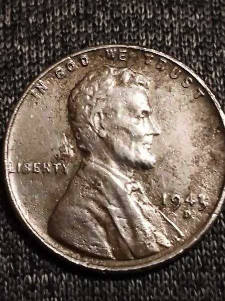 1943 steel D mint marked penny