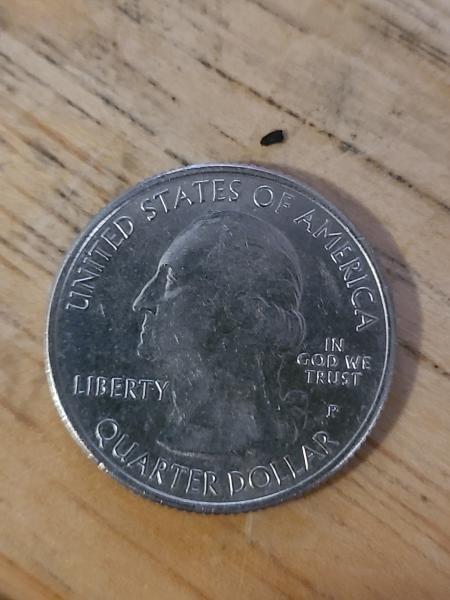 Found 2019 p guam quarter in pocket change…
