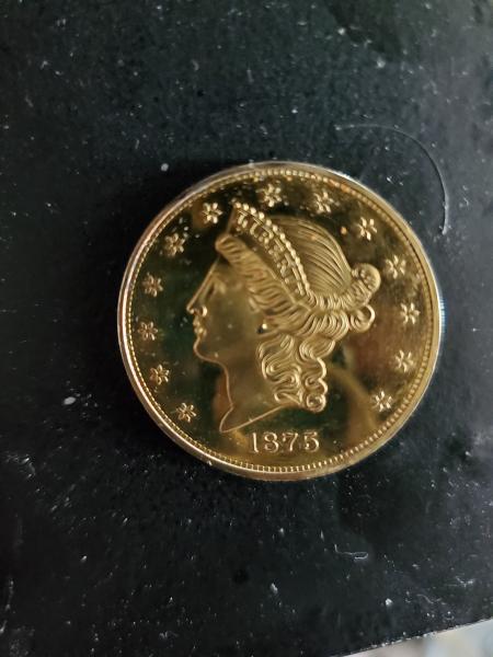 1875 $20 cc liberty head gold coin possible&hellip;