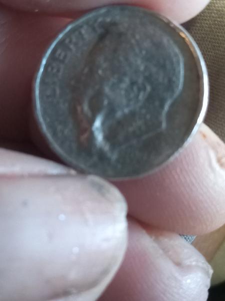 Dime with odd mistake on front and back