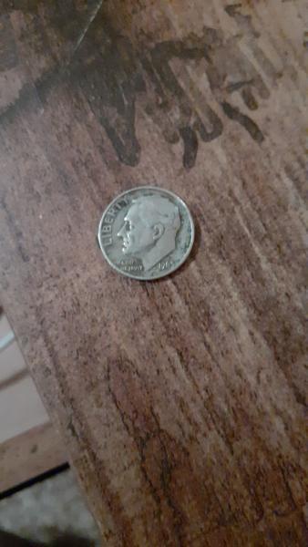 1965 roosevelt dime. If you look at the ribbed edge&hellip;