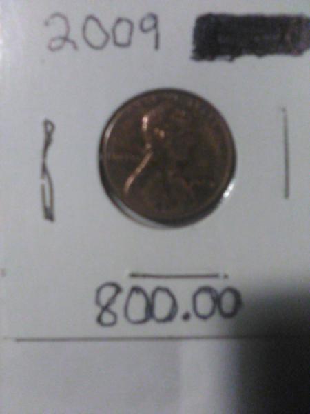 2009 us penny think its a double die…