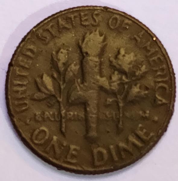 Rare error 1980 Roosevelt D mint dime that…
