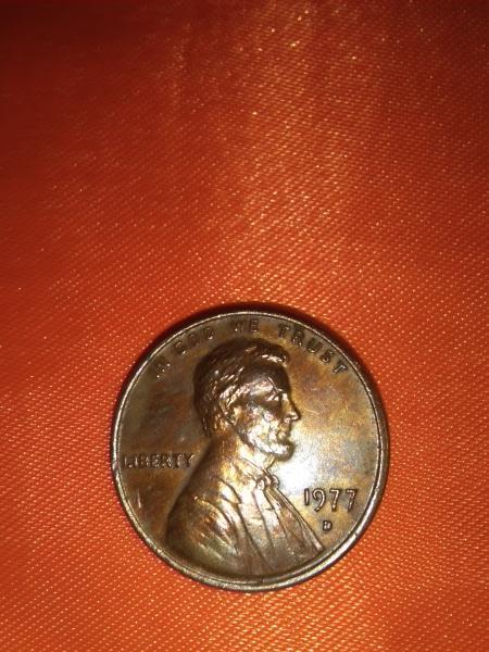 1977D lincoln penny