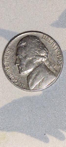 1965 no mint nickel