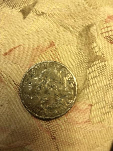 Quarter Virgina heavily damaged in the making