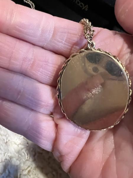 This is a gold necklace that was given to my&hellip;
