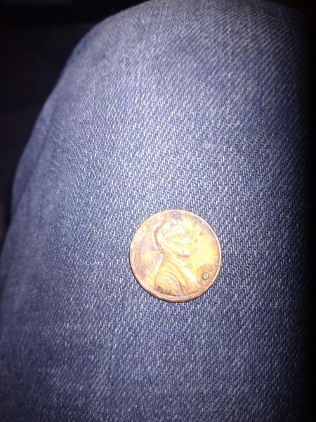 1983 one of a kind penny, mint mark…