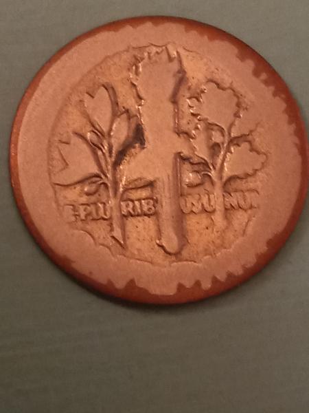 A dime found in california