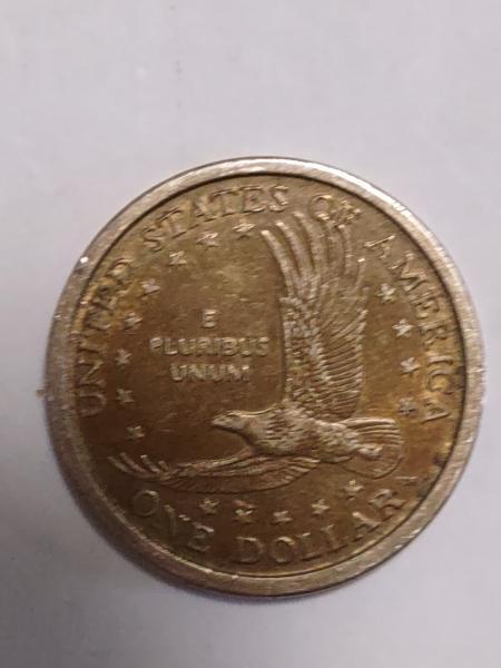 (3) coins 2000 P Sacagawea Dollar with eagle…